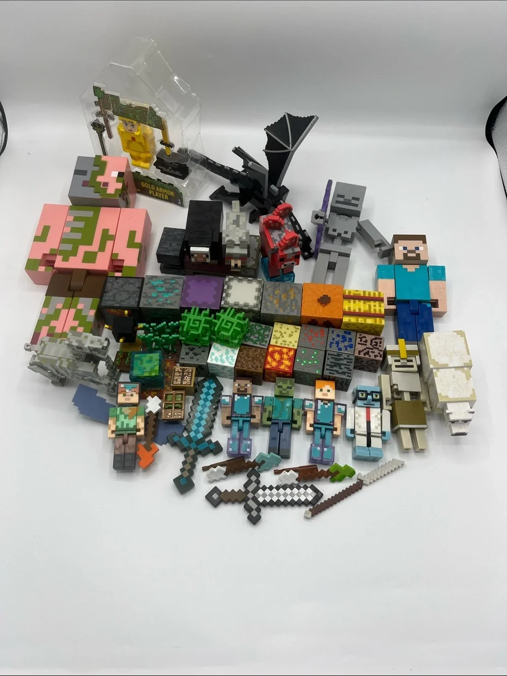 Minecraft Toys Action Figures Lot